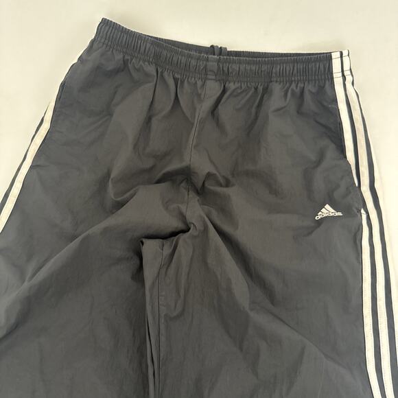 Adidas Track Pants Mens Large Y2K Vintage Training Windbreaker NYLON 90s READ - Picture 2 of 13